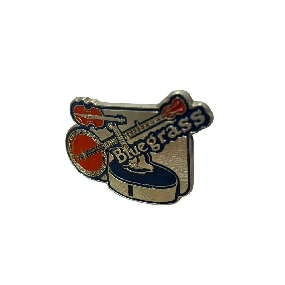 Bluegrass Music Belt Buckle Metal Unisex Belt Buckle Collectible 1980s Vintage
